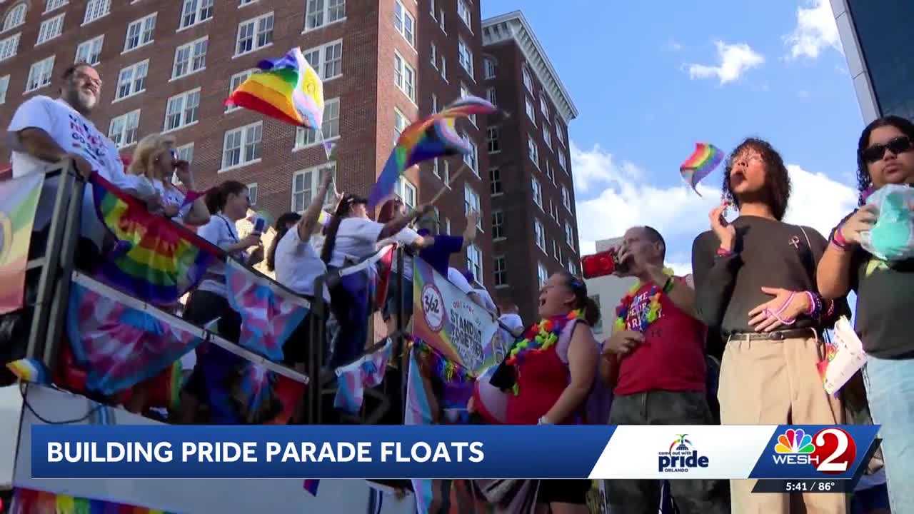 Inside the Central Florida workshop helping create floats for Come Out With Pride — WESH 2 Orlando, Seattle Business news